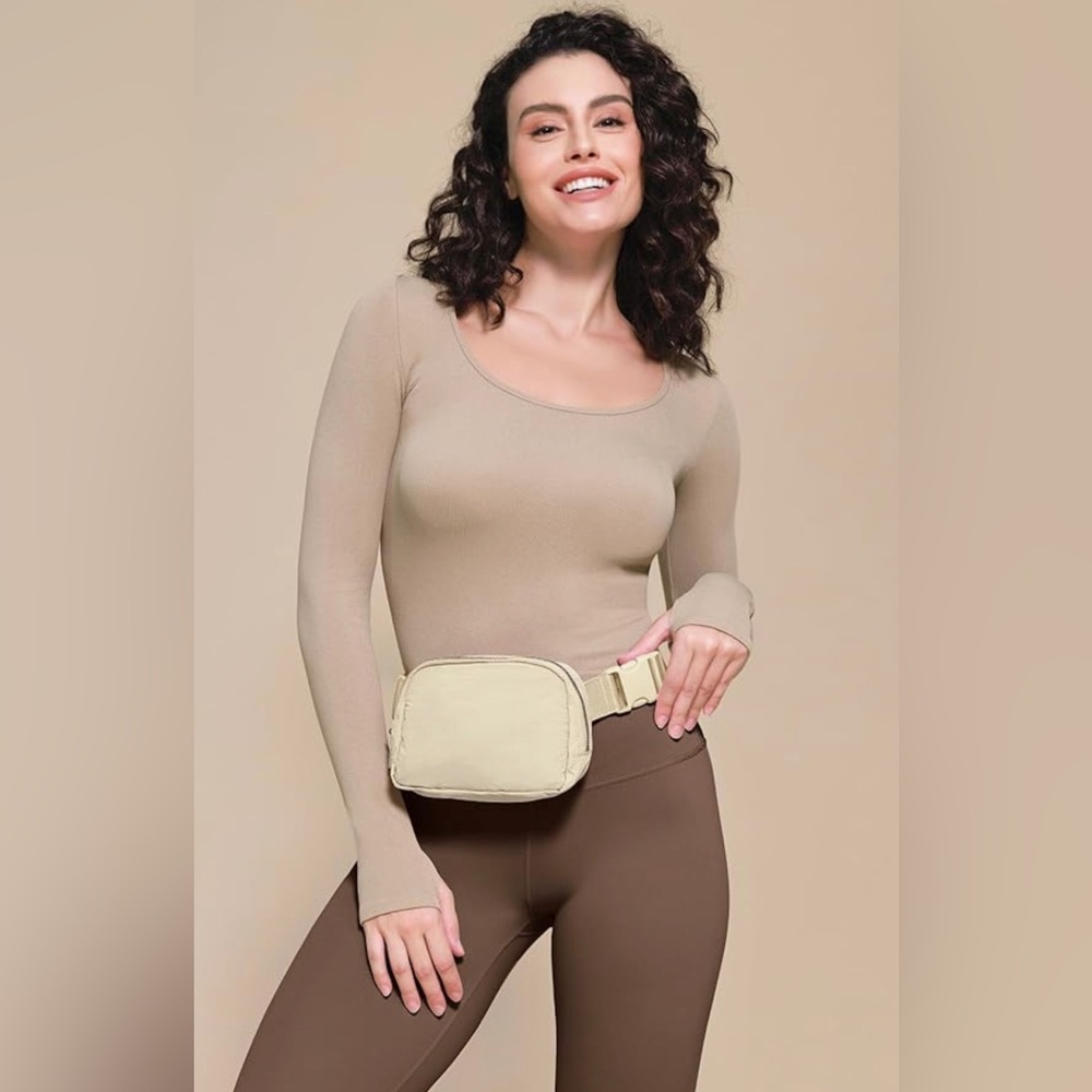 NWT Unisex Mini Belt Bag with Adjustable Strap Small Fanny Pack, MULTI COLORS